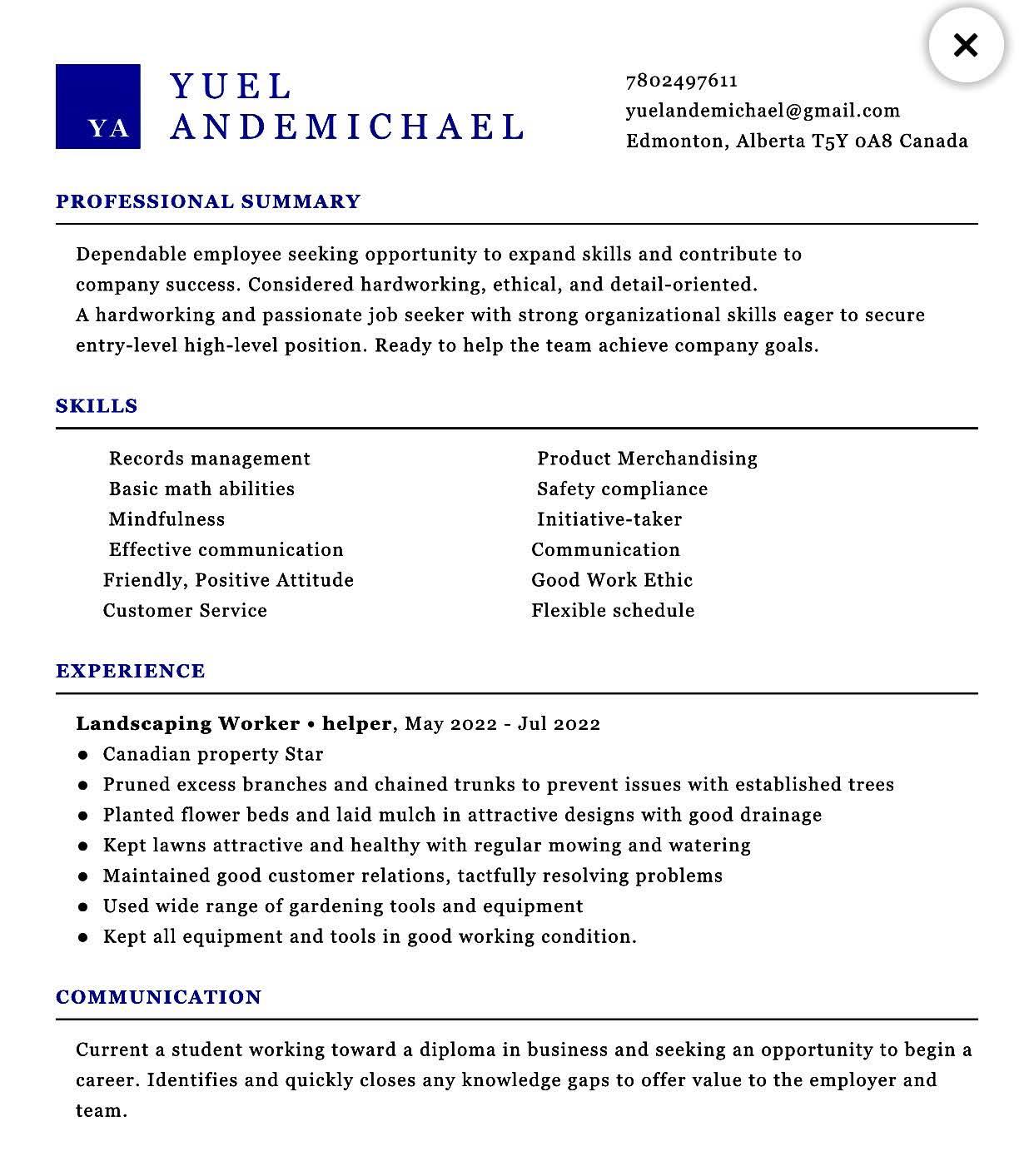 Yuel Andemichael